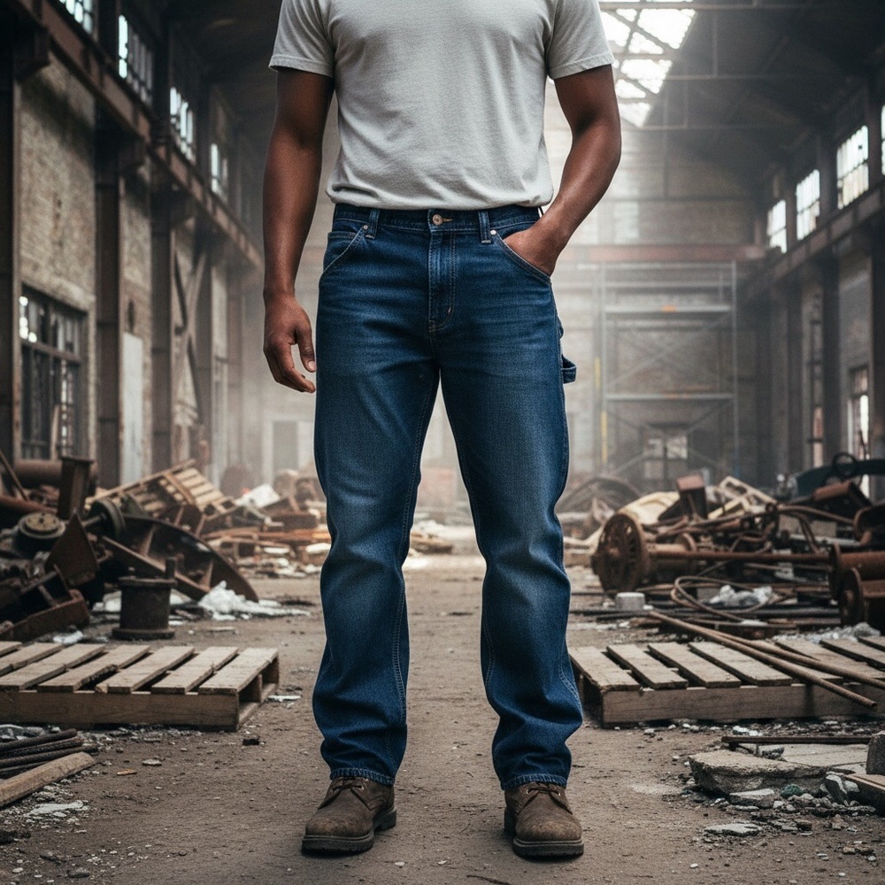 Carhartt Rugged Flex Men's Relaxed Fit Blue Jeans Carpenter/Construction Size-40
